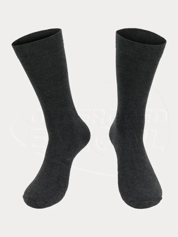6 paar anti press modal sokken in de kleur antraciet.
