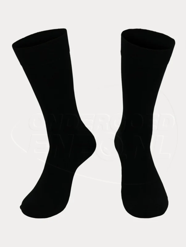 6 paar anti press modal sokken in de kleur zwart.