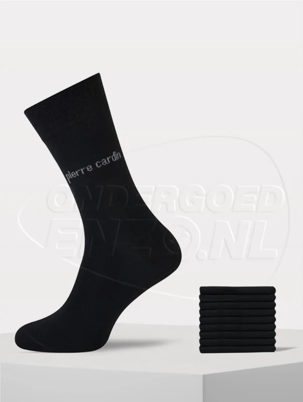 9 pack Pierre Cardin heren sokken in het zwart