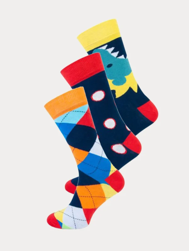 3 paar stijlvolle fashion sokken van Teckel - Billy