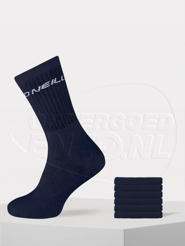 6 paar kwalitatieve O'Neill sport sokken in de kleur marine